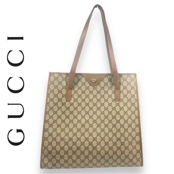 🔴SOLD🔴Gucci Supreme GG monogram tote bag - Picture 3 of 17